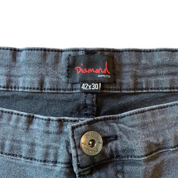 Diamond Supply Co Men’s Straight Leg Jeans Black 42x30 703M - Picture 5 of 8